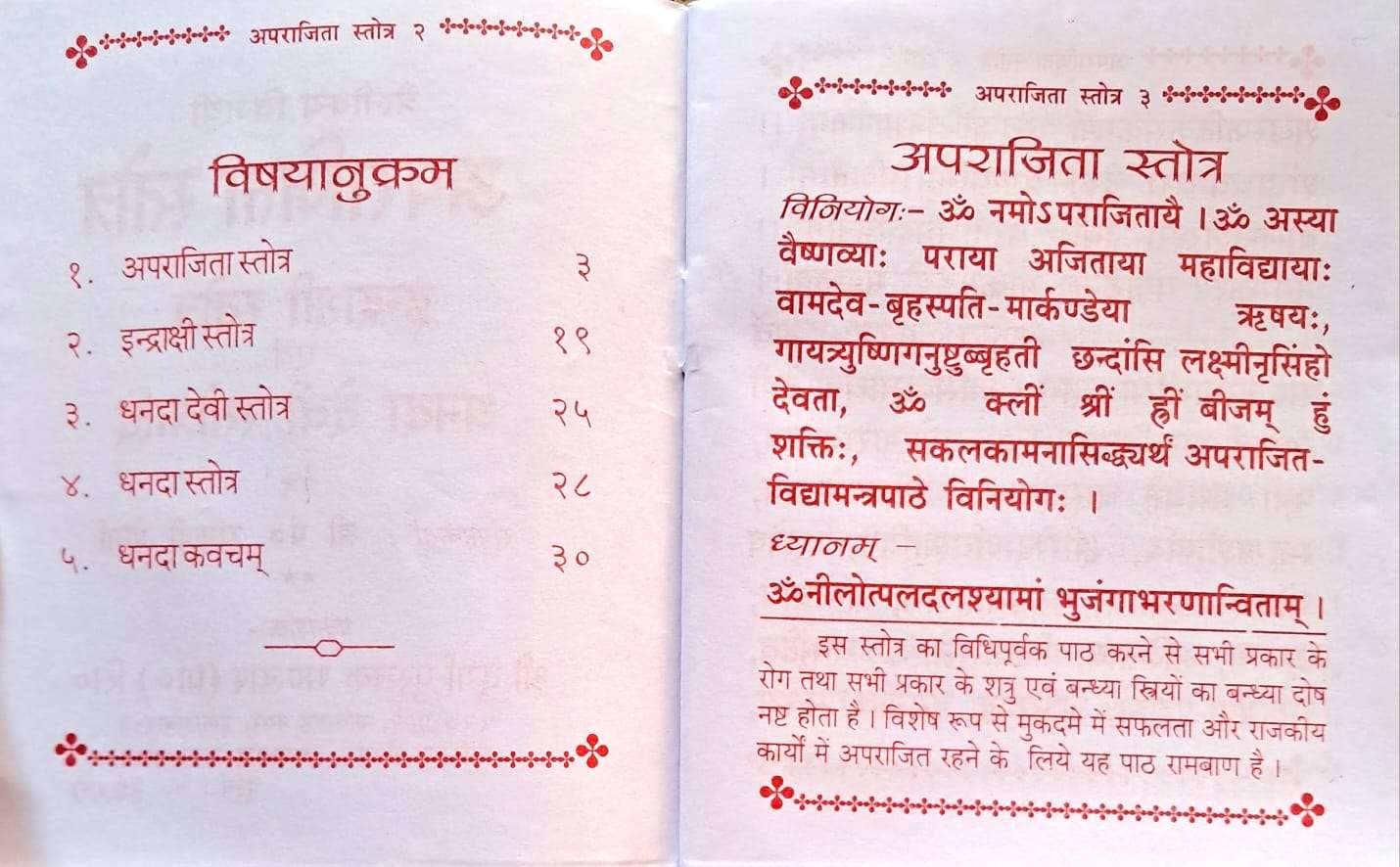 Aprajita Stotra (Indrakshi Stotra evom Dhanda Devi Stotradi)-img3