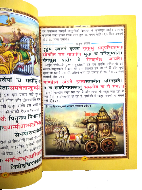 Shrimad Bhagavad Gita Sachitra (Code 2267) Gita Press-img3
