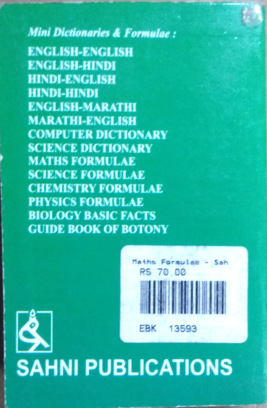 Maths Formulae (Mini Pocket Size Book) For Students-img2