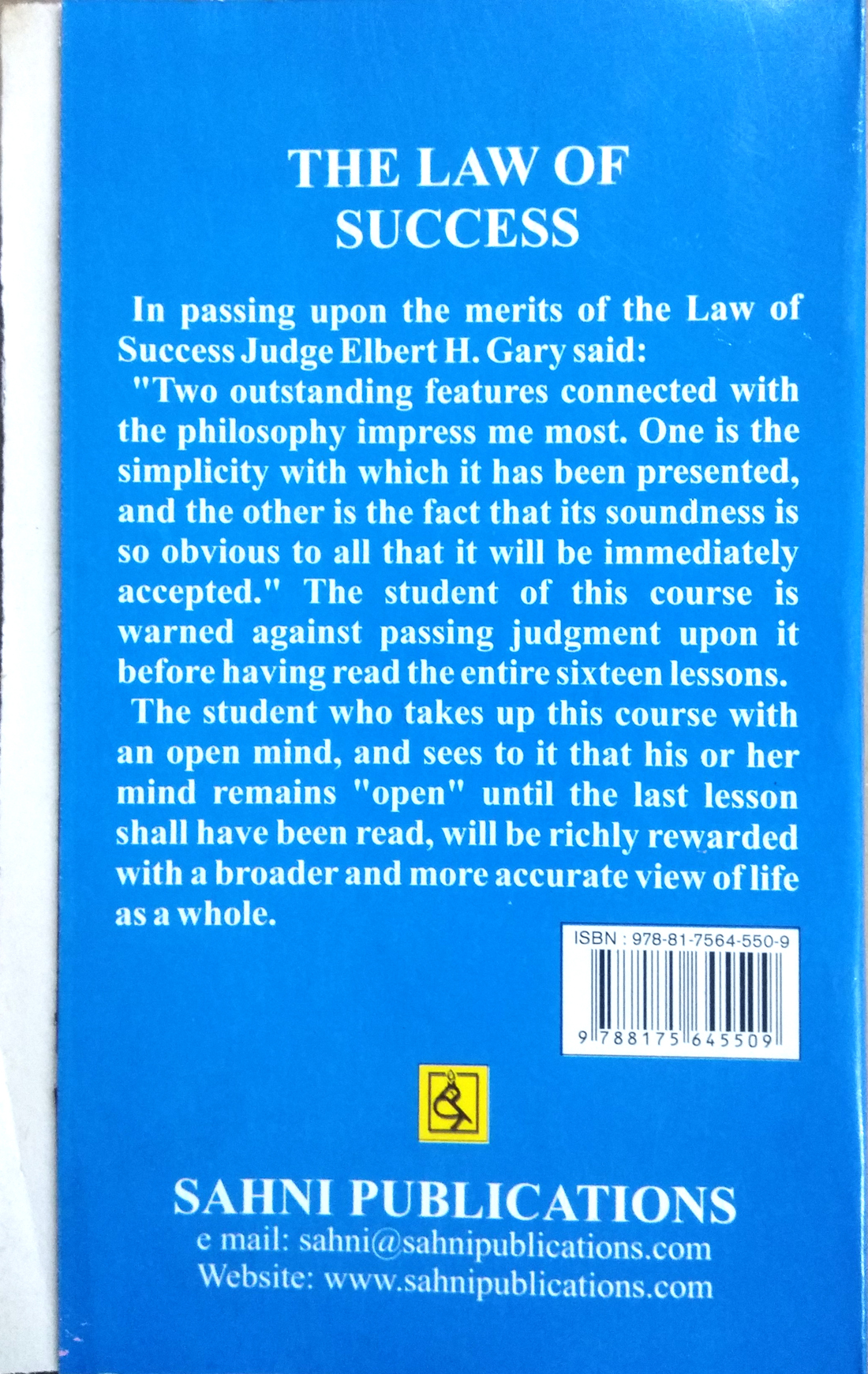 The Law of Success | In Sixteen Lessons-img2