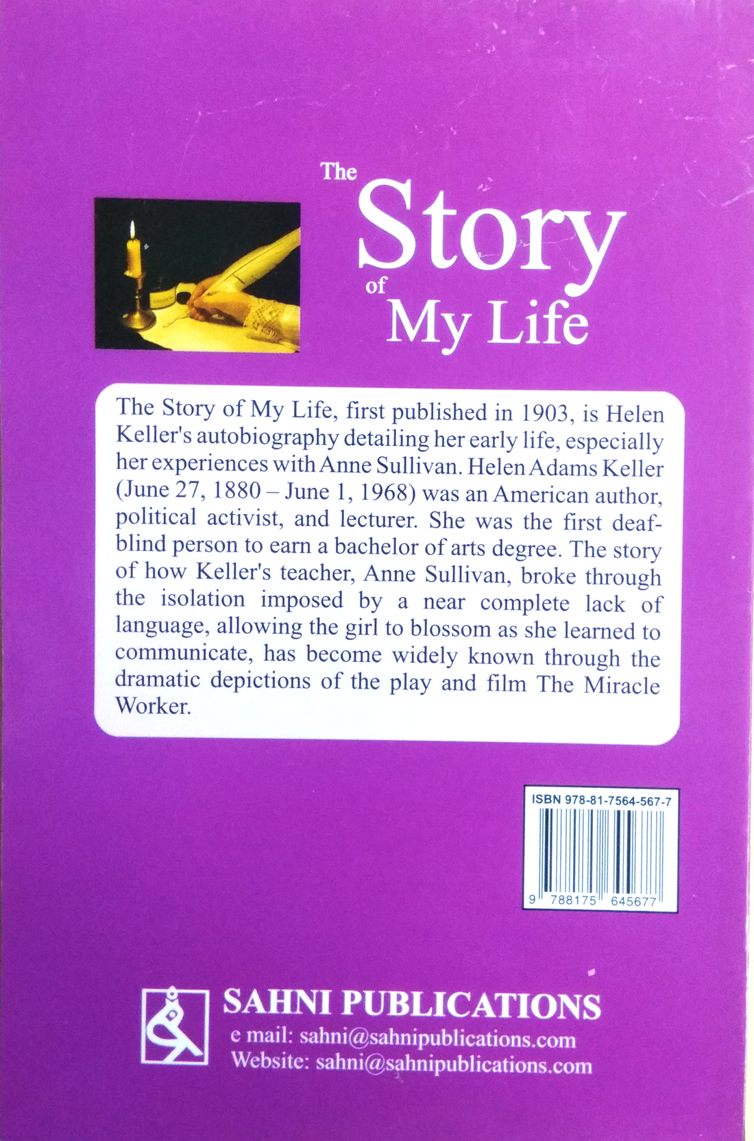 The Story of My Life by Hellen Keller-img3